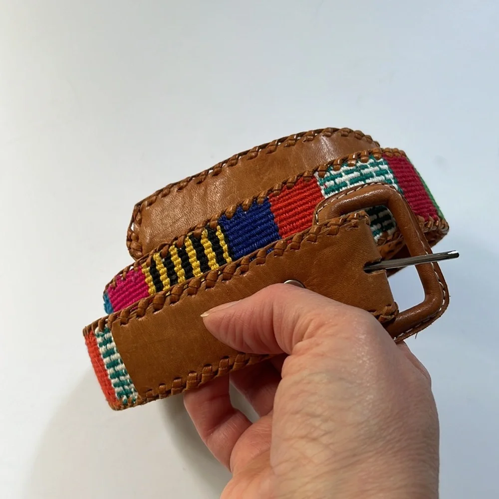 Handmade belt from Guatemala 28”